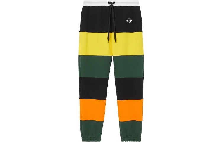 Трикотажные спортивные штаны мужские разноцветные Burberry, цвет Multicolor