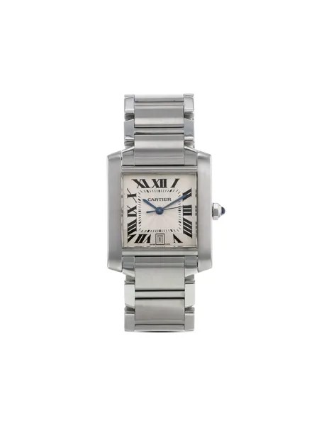 Cartier наручные часы Tank Française pre-owned 28 мм 2000-х годов