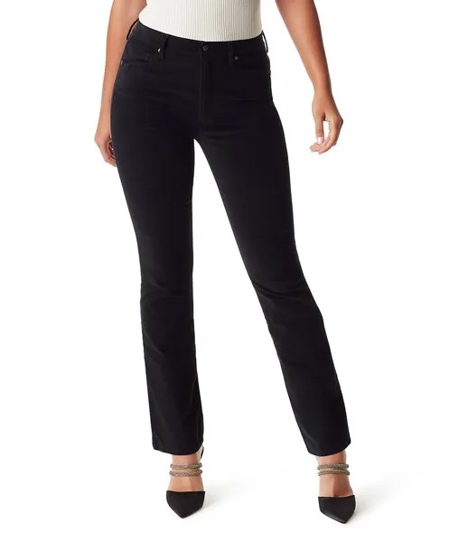 Джинсы с высокой талией Sam Edelman Penny Bootcut, черный