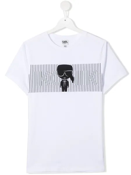 Karl Lagerfeld Kids футболка с принтом K/Ikonic