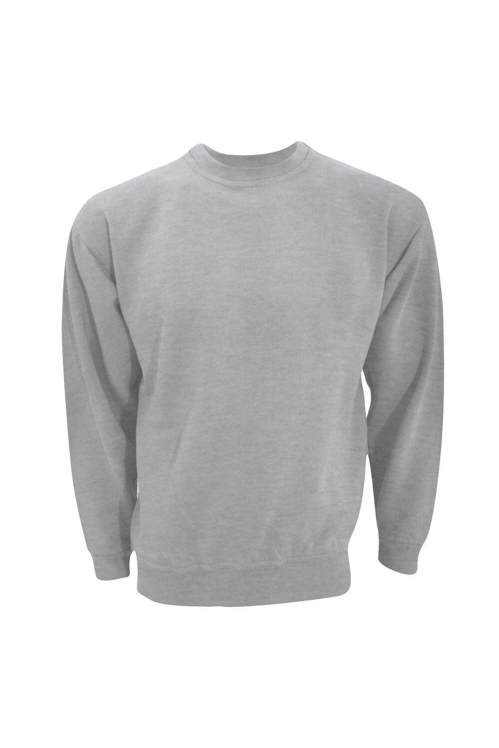 UCC 50 50 Однотонный втачной топ-свитшот Ultimate Clothing Collection, серый