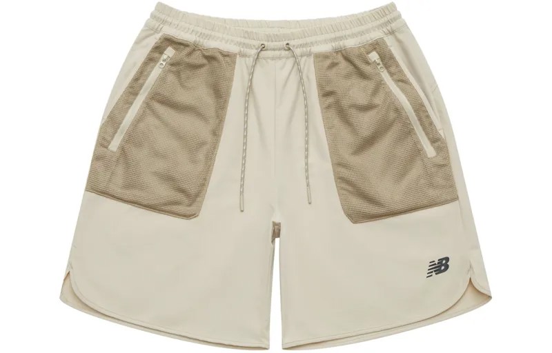 Повседневные шорты унисекс хаки New Balance, хаки