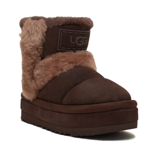 Классические кожаные зимние ботинки Chillapeak Ugg, коричневый