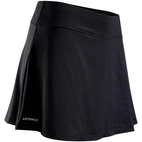 Юбка для тенниса женская SOFT 500 черная, размер: M RU46, цвет: Черный ARTENGO Х Декатлон