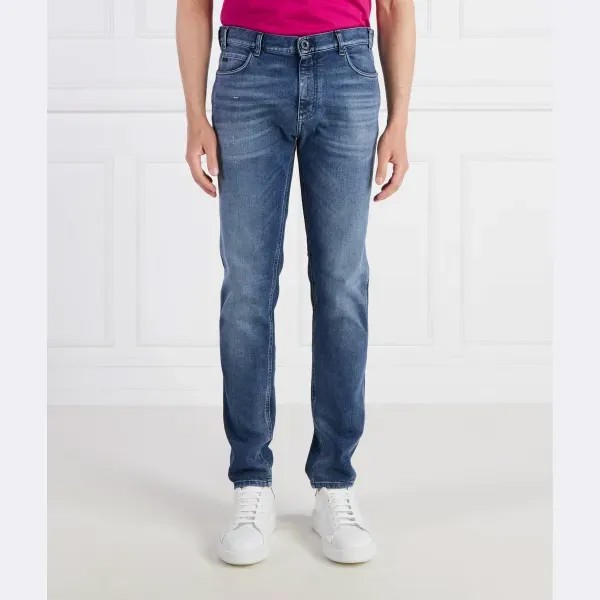 Джинсы узкого кроя j16 Emporio Armani, синий