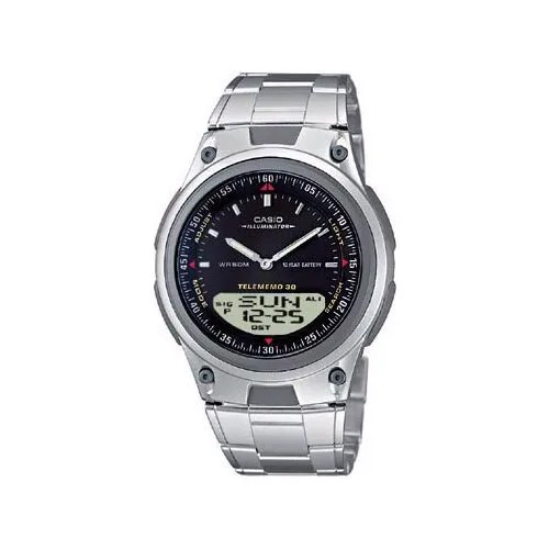 Наручные часы CASIO Collection AW-80D-1A, черный, серебряный