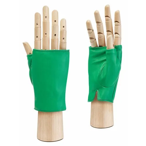 Митенки ELEGANZZA, размер 6.5, зеленый