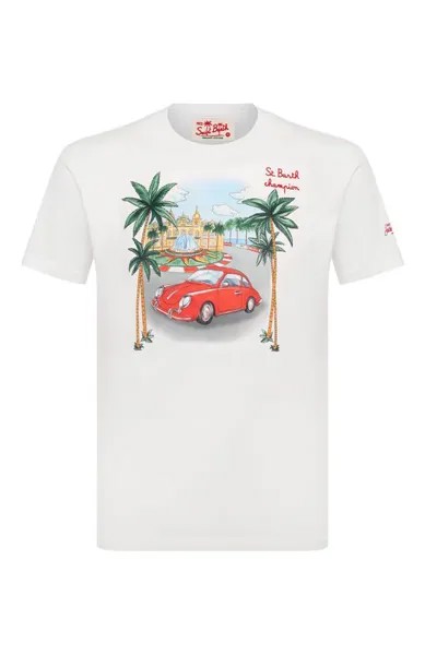 Хлопковая футболка MC2 Saint Barth