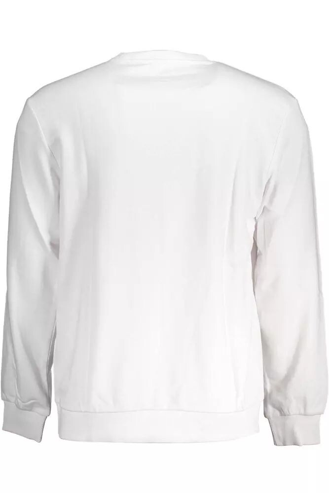 Мягкий мужской свитер Fila Sleek с длинными рукавами, белый