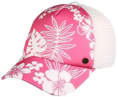 Женская кепка дальнобойщика Roxy Beautiful Morning — шокирующий розовый Hello Aloha — новинка