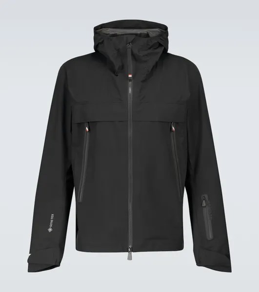 Куртка Villair GORE-TEX с капюшоном Moncler Grenoble, черный