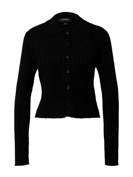 Вязаный кардиган Monki, черный