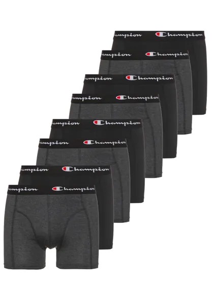 Боксеры Champion Boxershorts 8pk Boxer, цвет Black Combo