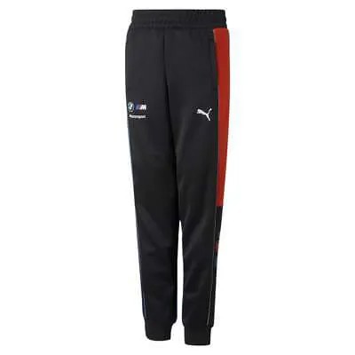 Puma Bmw Mms Mt7 Брюки Молодежные мальчики Черные повседневные спортивные штаны 53591204