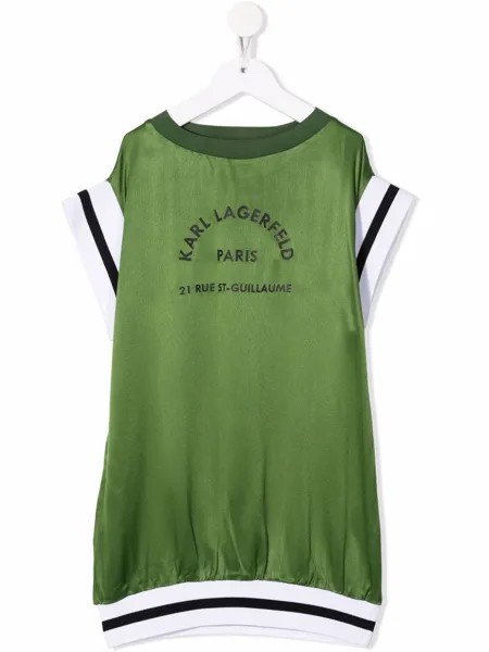 Karl Lagerfeld Kids logo-print sweatshirt dress