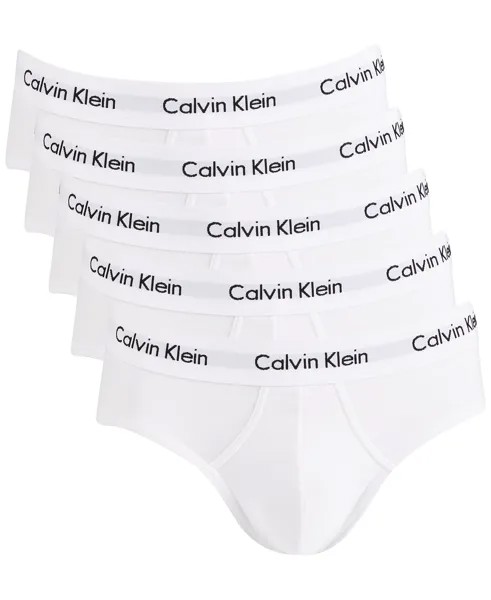 Мужские трусы-брифы из хлопка стрейч, 5 шт., нижнее белье Calvin Klein