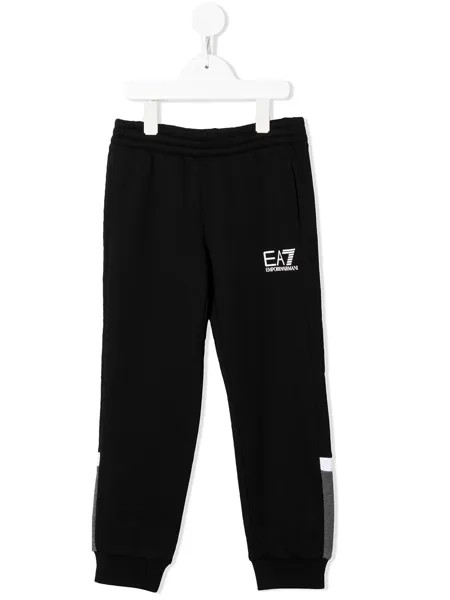 Emporio Armani Kids спортивные брюки с логотипом