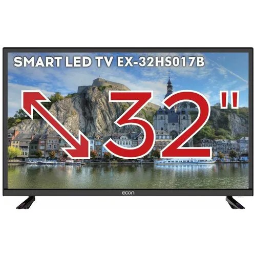 LED телевизор Econ Ex-32hs017b Smart черный .