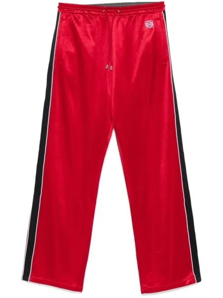 LOEWE спортивные штаны из технического джерси, красный