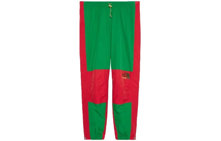 The North Face X The North Face трикотажные спортивные штаны мужские зеленые Gucci, зеленый