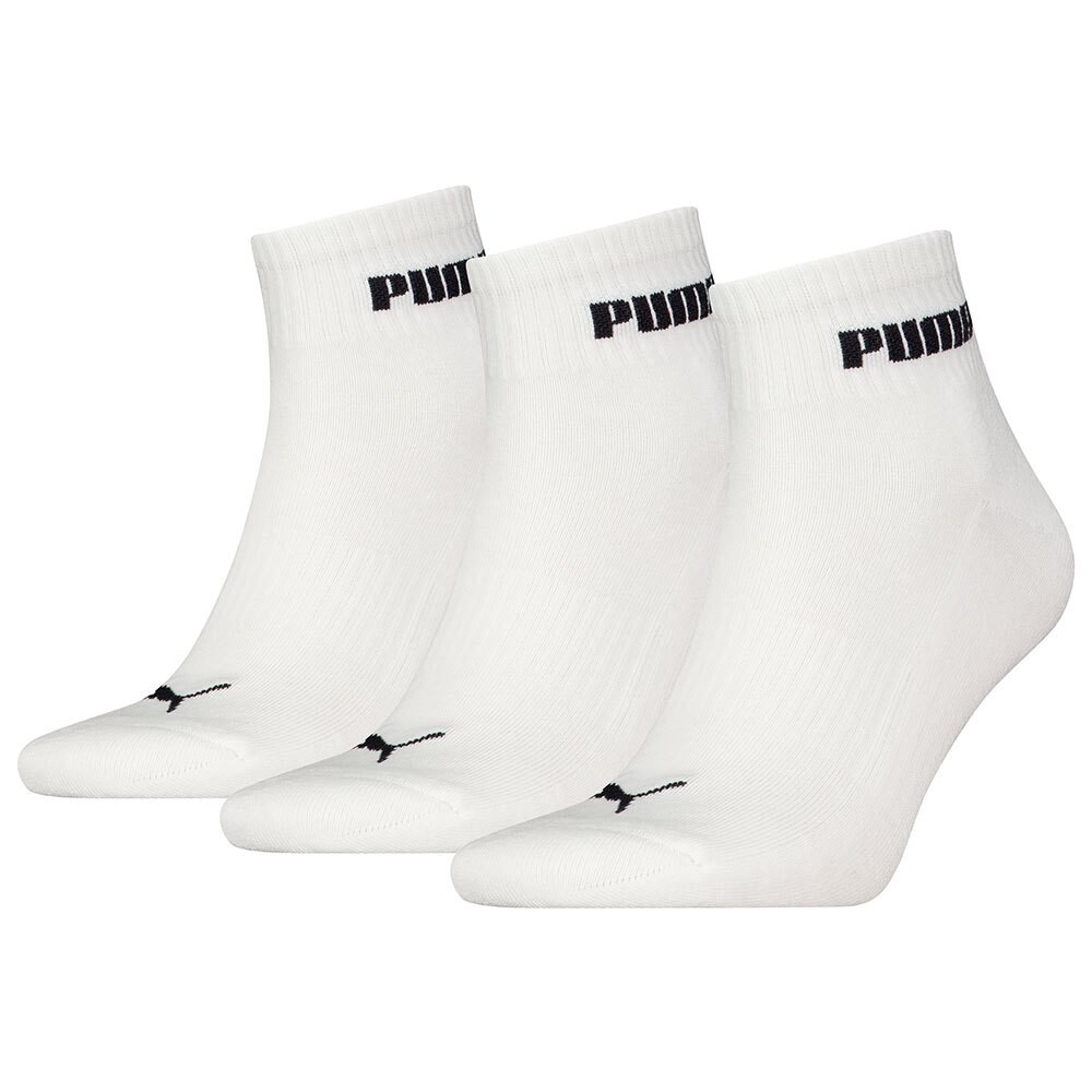 Носки Puma New Generation Cushioned 3 Units Quarter short 3 шт, белый
