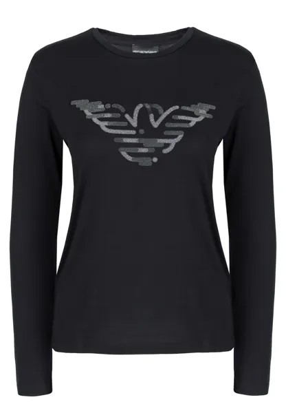 Лонгслив женский Emporio Armani 121493 черный 42 IT