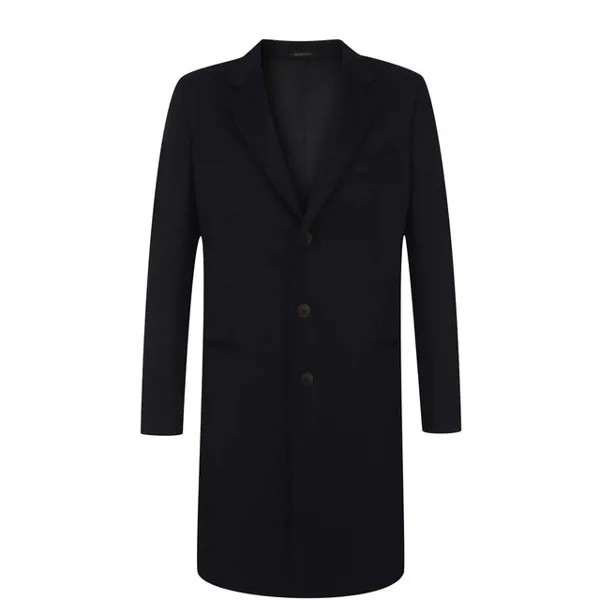 Однобортное кашемировое пальто Giorgio Armani