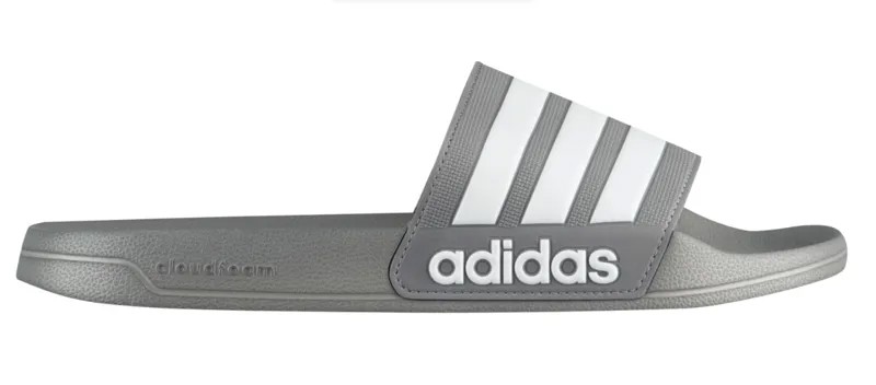 Новые мужские серые сандалии adidas Adilette CloudFoam Slides B42212 Beach Slippers CF