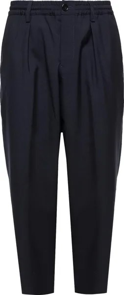 Брюки Marni Tropical Wool Trousers 'Blue Navy', синий