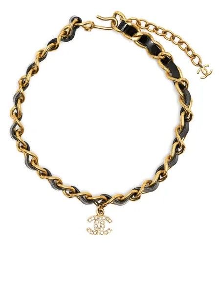 Chanel Pre-Owned колье 1996-го года с логотипом CC