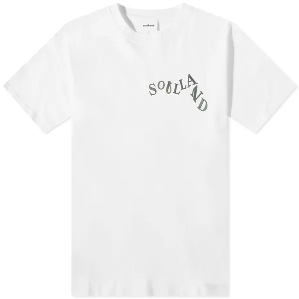 Футболка Soulland Metal Letters Logo Tee