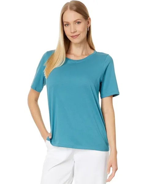 Футболка Eileen Fisher Round Neck, цвет River