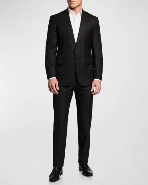 Мужской костюм-двойка Brunico Essential из натуральной шерсти Brioni