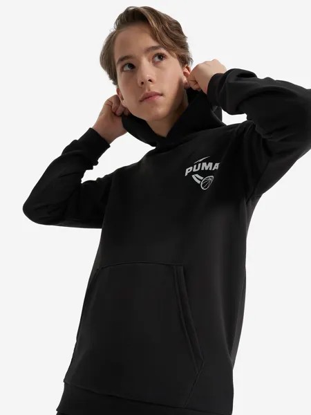 Худи для мальчиков PUMA Basketball Posterize, Черный