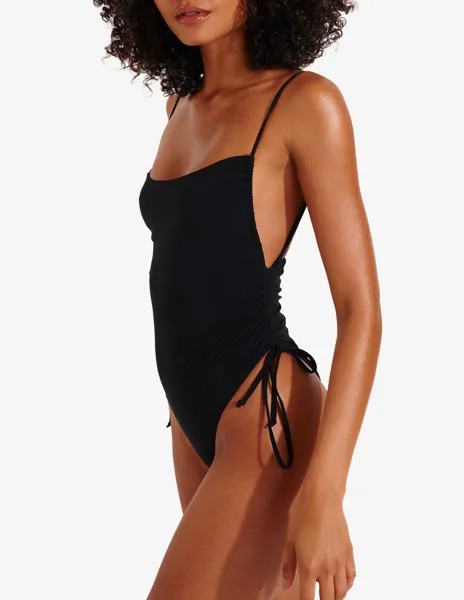 Сплошной купальник Maillot Banana Moon, черный