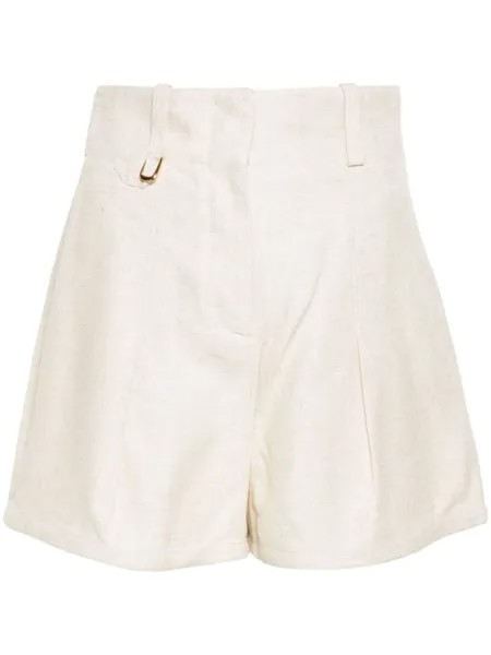 Jacquemus шорты Le Short Bari, нейтральный цвет