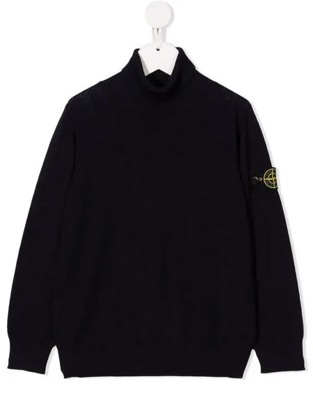 Stone Island Junior джемпер с высоким воротником