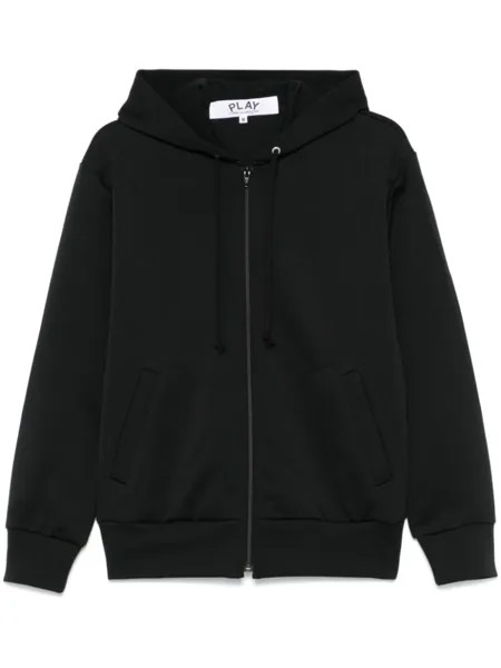 Comme Des Garçons Play худи с нашивкой, черный
