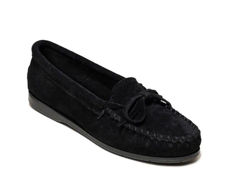 Балетки Tie Slip-On Minnetonka, черный