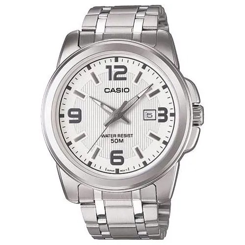 Наручные часы CASIO Collection MTP-1314D-7A, белый, серебряный