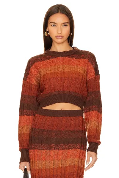 Топ Ronny Kobo Ingram Knit, цвет Rust Multi