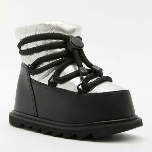 Полусапоги UNITED NUDE, размер 37, серебряный