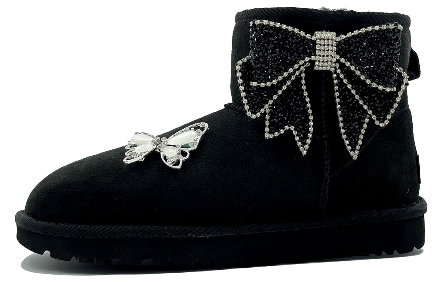CLASSIC MINI Зимние ботинки женские черные Ugg