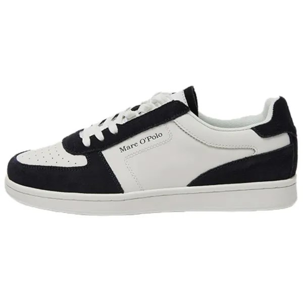 Кроссовки MARC OPOLO Skateboarding Shoes Men Low-top White Deep Black, белый