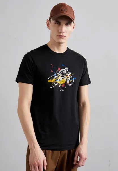 Футболка с принтом Mens Cyclist PS Paul Smith, цвет blacks