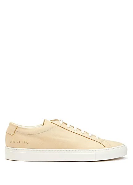 Контрастные мужские кожаные туфли Achilles Common Projects, коричневый