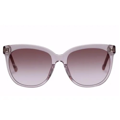 Солнцезащитные очки Le Specs, квадратные, градиентные, для женщин, розовый
