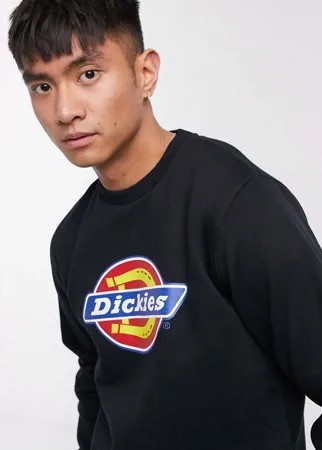 Черный свитшот с логотипом Dickies