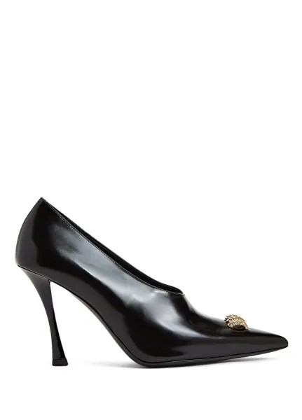 Черные кожаные туфли на высоком каблуке Givenchy