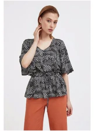 Блуза FiNN FLARE, размер 3XL, черный (200)